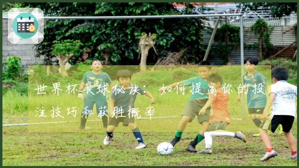 世界杯滚球秘诀：如何提高你的投注技巧和获胜概率