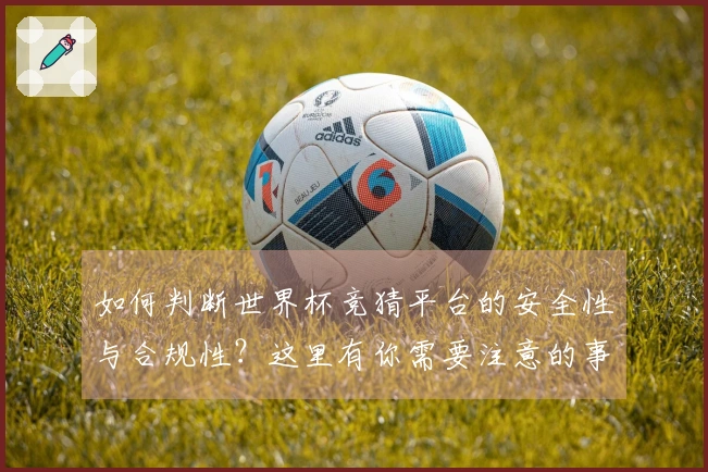 如何判断世界杯竞猜平台的安全性与合规性?这里有你需要注意的事项